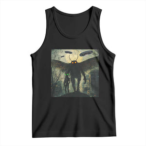 Mothman Aliens Tank Top Funny Cryptid Alien UFO TS10 Black Print Your Wear