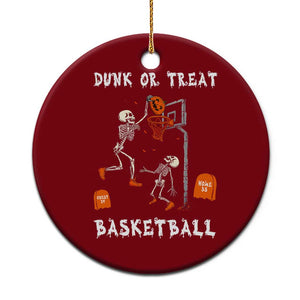 Halloween Skeleton Basketball Ceramic Ornament Funny Basketballer Sports Player TS10 1pc Red Print Your Wear