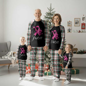 Pink Ribbon Plaid Pajama Set I Won Breast Cancer Awareness TS10 Christmas Plaid Print Your Wear