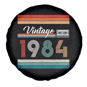 1984 Retro Birthday Spare Tire Cover Vintage 42th Birthday Gift Classic 90s Style TS10 Print Your Wear