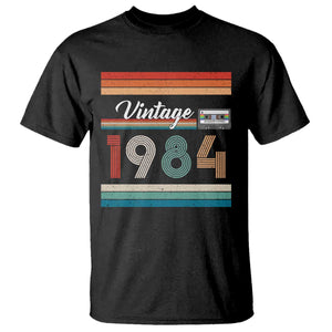 1984 Retro Birthday T Shirt Vintage 42th Birthday Gift Classic 90s Style TS10 Black Print Your Wear