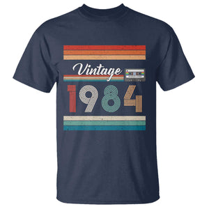 1984 Retro Birthday T Shirt Vintage 42th Birthday Gift Classic 90s Style TS10 Navy Print Your Wear