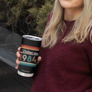1984 Retro Birthday Tumbler Cup Vintage 42th Birthday Gift Classic 90s Style TS10 Print Your Wear