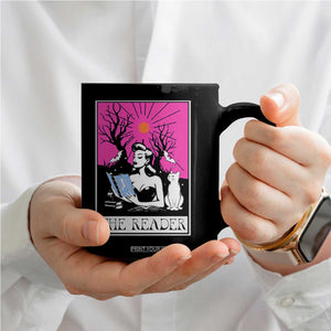 The Reader Tarot Coffee Mug Witch Reading Book Club Occult Cat Mom TS10 Print Your Wear