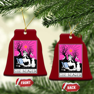 The Reader Tarot Ceramic Ornament Witch Reading Book Club Occult Cat Mom TS10 Print Your Wear
