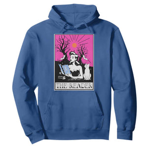 The Reader Tarot Hoodie Witch Reading Book Club Occult Cat Mom TS10 Royal Blue Print Your Wear