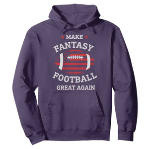 Funny Make Fantasy Football Great Again Hoodie TS10 Purple Print Your Wear