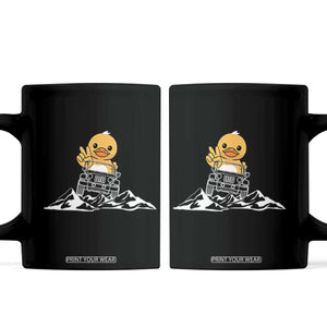 Duck Offroad Car Coffee Mug Funny Off Roading ATV Off Road TS10 Black Print Your Wear