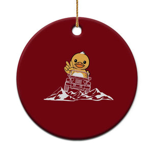 Duck Offroad Car Ceramic Ornament Funny Off Roading ATV Off Road TS10 1pc Red Print Your Wear
