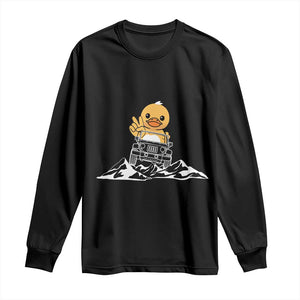 Duck Offroad Car Long Sleeve Shirt Funny Off Roading ATV Off Road TS10 Black Print Your Wear
