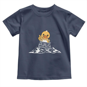 Duck Offroad Car Toddler T Shirt Funny Off Roading ATV Off Road TS10 Navy Print Your Wear