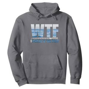 WTF Where's The Fish Hoodie Funny Fishing Gifts Fathers Day TS10 Charcoal Print Your Wear