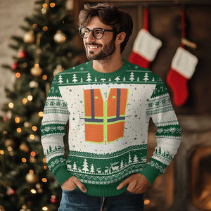 Donald Trump 2024 Ugly Christmas Sweater Proud To Be Garbage TS10 Green Print Your Wear