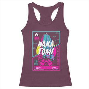 Nakatomi Plaza Racerback Tank Top Party 1988 Christmas Jumper Xmas Funny 80's Die Movie Bruce TS10 Maroon Print Your Wear