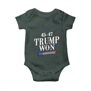 Trump 2024 Baby Onesie He Won Get Over it Gifts For Trump Supporter TS10 Print Your Wear
