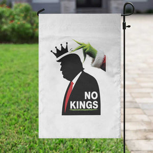 Funny Christmas No Kings in America Garden Flag TS10 Print Your Wear