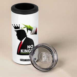 Funny Christmas No Kings in America 4 in 1 Can Cooler Tumbler TS10 Print Your Wear