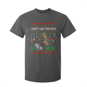 Christmas Marcus The Worm Meme T Shirt For Kid I Dont Like This Rock Brainrot Funny Ugly Xmas TS10 Dark Heather Print Your Wear