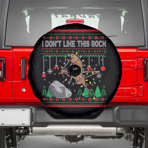 Christmas Marcus The Worm Meme Spare Tire Cover I Dont Like This Rock Brainrot Funny Ugly Xmas TS10 Black Print Your Wear