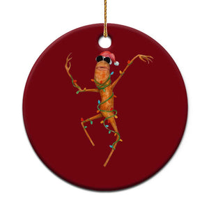 Marcus The Worm Christmas Ceramic Ornament Internet Weirdcore Brainrot Humor TS10 1pc Red Print Your Wear