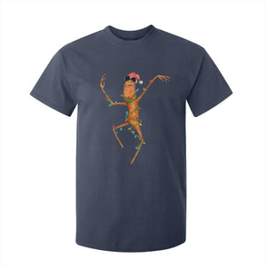 Marcus The Worm Christmas T Shirt For Kid Internet Weirdcore Brainrot Humor TS10 Navy Print Your Wear