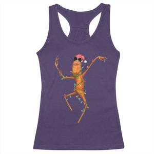 Marcus The Worm Christmas Racerback Tank Top Internet Weirdcore Brainrot Humor TS10 Purple Print Your Wear