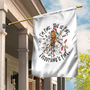 Marcus The Worm Christmas Meme Garden Flag I'm Fine Everything is Fine TS10 Print Your Wear