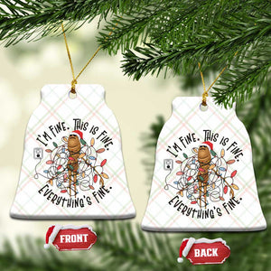 Marcus The Worm Christmas Meme Ceramic Ornament I'm Fine Everything is Fine TS10 Print Your Wear