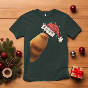 Marcus The Worm Christmas T Shirt Funny Internet Brainrot Meme TS10 Dark Forest Green Print Your Wear