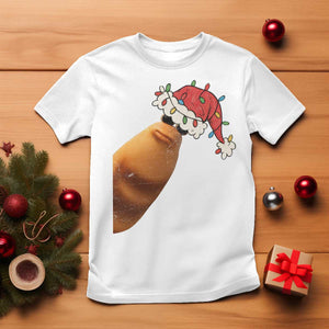Marcus The Worm Christmas T Shirt Funny Internet Brainrot Meme TS10 White Print Your Wear