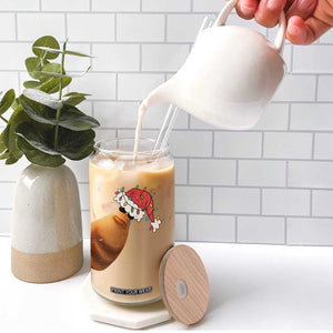 Marcus The Worm Christmas Glass Can Funny Internet Brainrot Meme TS10 Print Your Wear