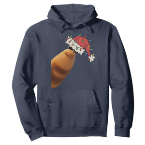 Marcus The Worm Christmas Hoodie Funny Internet Brainrot Meme TS10 Navy Print Your Wear