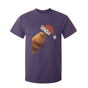 Marcus The Worm Christmas T Shirt For Kid Funny Internet Brainrot Meme TS10 Purple Print Your Wear