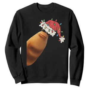 Marcus The Worm Christmas Sweatshirt Funny Internet Brainrot Meme TS10 Black Print Your Wear