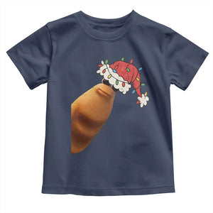 Marcus The Worm Christmas Toddler T Shirt Funny Internet Brainrot Meme TS10 Navy Print Your Wear