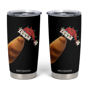 Marcus The Worm Christmas Tumbler Cup Funny Internet Brainrot Meme TS10 Black Print Your Wear