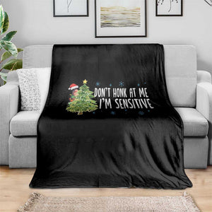 Christmas Marcus The Worm Throw Blanket Dont Honk At Me Im Sensitive Funny Brainrot Meme TS10 Print Your Wear