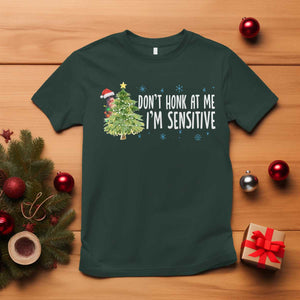 Christmas Marcus The Worm T Shirt Dont Honk At Me Im Sensitive Funny Brainrot Meme TS10 Dark Forest Green Print Your Wear