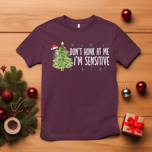 Christmas Marcus The Worm T Shirt Dont Honk At Me Im Sensitive Funny Brainrot Meme TS10 Maroon Print Your Wear