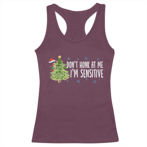 Christmas Marcus The Worm Racerback Tank Top Dont Honk At Me Im Sensitive Funny Brainrot Meme TS10 Maroon Print Your Wear
