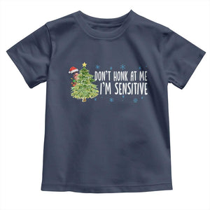 Christmas Marcus The Worm Toddler T Shirt Dont Honk At Me Im Sensitive Funny Brainrot Meme TS10 Navy Print Your Wear