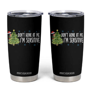 Christmas Marcus The Worm Tumbler Cup Dont Honk At Me Im Sensitive Funny Brainrot Meme TS10 Black Print Your Wear