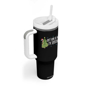 Christmas Marcus The Worm Tumbler With Handle Dont Honk At Me Im Sensitive Funny Brainrot Meme TS10 Print Your Wear
