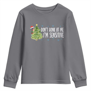 Christmas Marcus The Worm Youth Sweatshirt Dont Honk At Me Im Sensitive Funny Brainrot Meme TS10 Charcoal Print Your Wear
