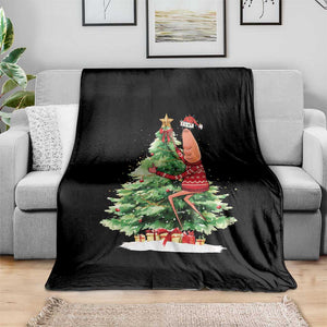 Marcus The Worm Christmas Throw Blanket Funny Brain Rot Meme TS10 Print Your Wear