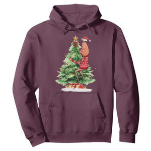 Marcus The Worm Christmas Hoodie Funny Brain Rot Meme TS10 Maroon Print Your Wear