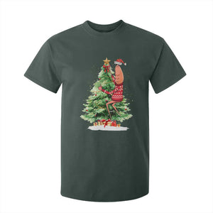 Marcus The Worm Christmas T Shirt For Kid Funny Brain Rot Meme TS10 Dark Forest Green Print Your Wear