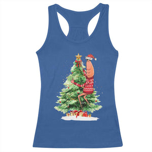 Marcus The Worm Christmas Racerback Tank Top Funny Brain Rot Meme TS10 Royal Blue Print Your Wear
