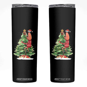 Marcus The Worm Christmas Skinny Tumbler Funny Brain Rot Meme TS10 Black Print Your Wear