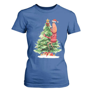 Marcus The Worm Christmas T Shirt For Women Funny Brain Rot Meme TS10 Royal Blue Print Your Wear